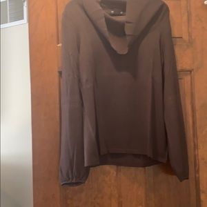 Brown Sutton Studio cowlneck